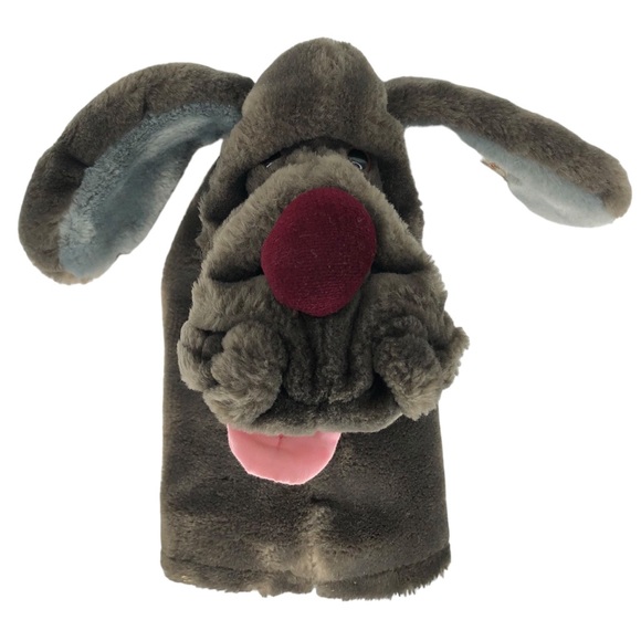 Vintage Ganzbros WRINKLES Dog Plush Hand Puppet 9.5” TALL - Picture 2 of 12